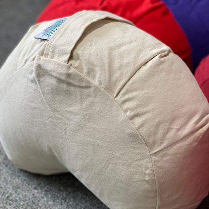Crescent  Zafu Buckwheat Meditation Cushion